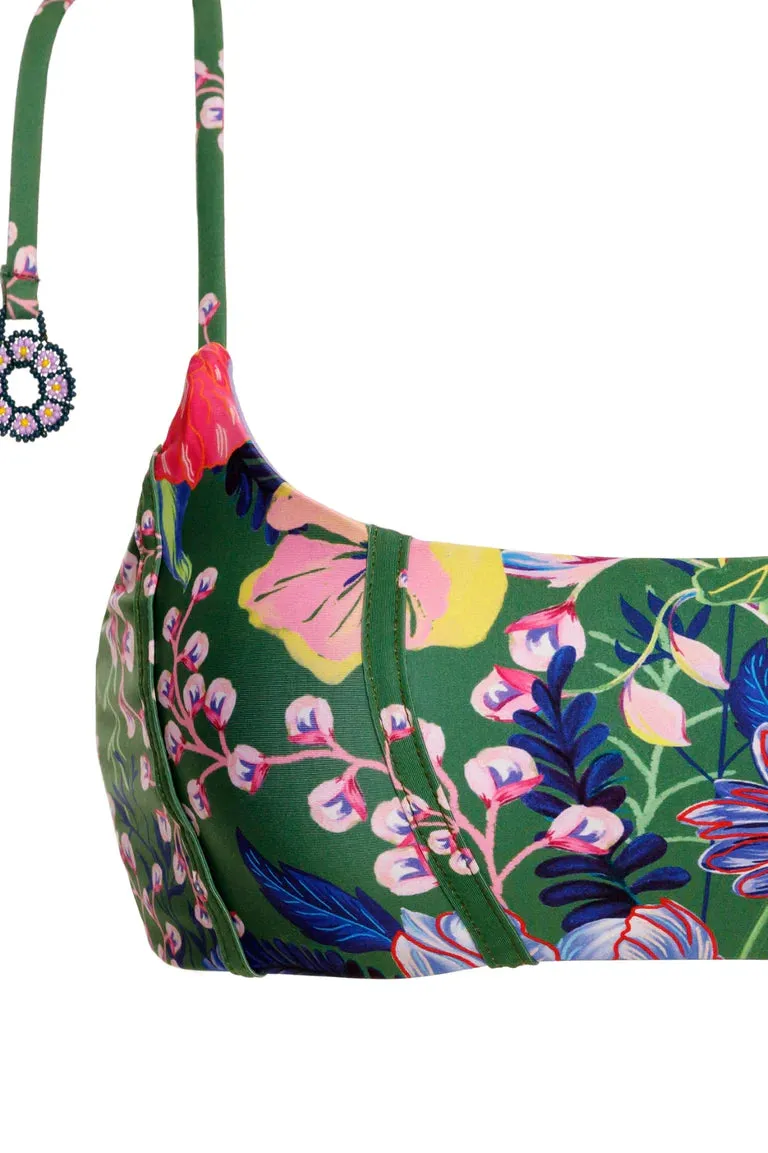 Agua Bendita Genoveva Vessle Bikini Top