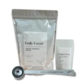 Daily Focus Organic Ceremonial Matcha Holiday Gift Set