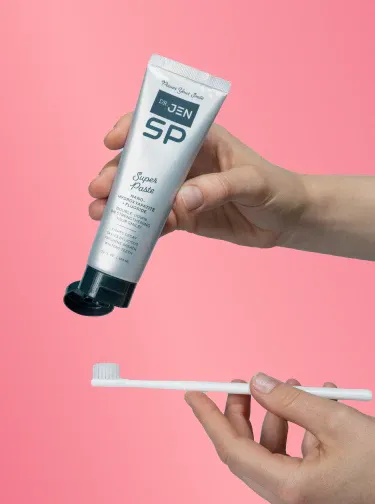 Dr. Jen Super Paste Toothpaste with Fluoride   10 % Nano-Hydroxyapatite
