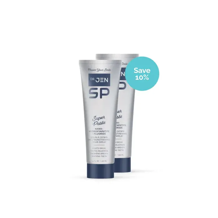 Dr. Jen Super Paste Toothpaste with Fluoride   10 % Nano-Hydroxyapatite