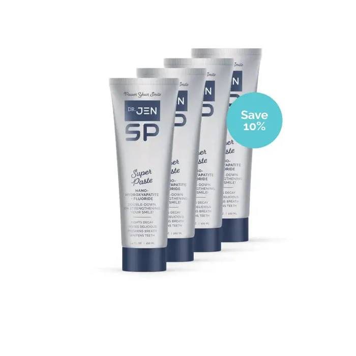 Dr. Jen Super Paste Toothpaste with Fluoride   10 % Nano-Hydroxyapatite