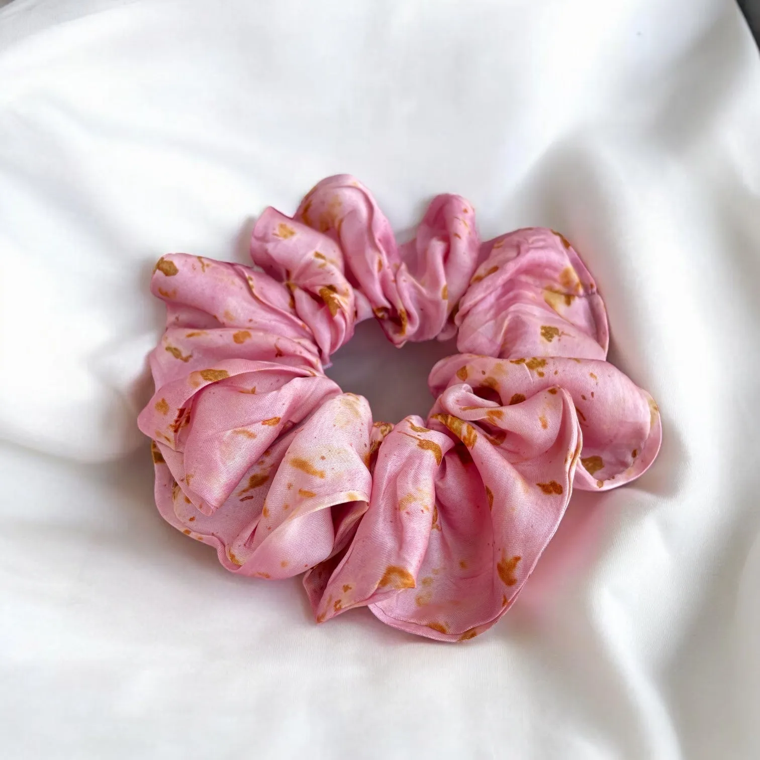 Eco-printed Scrunchies- Set of 4