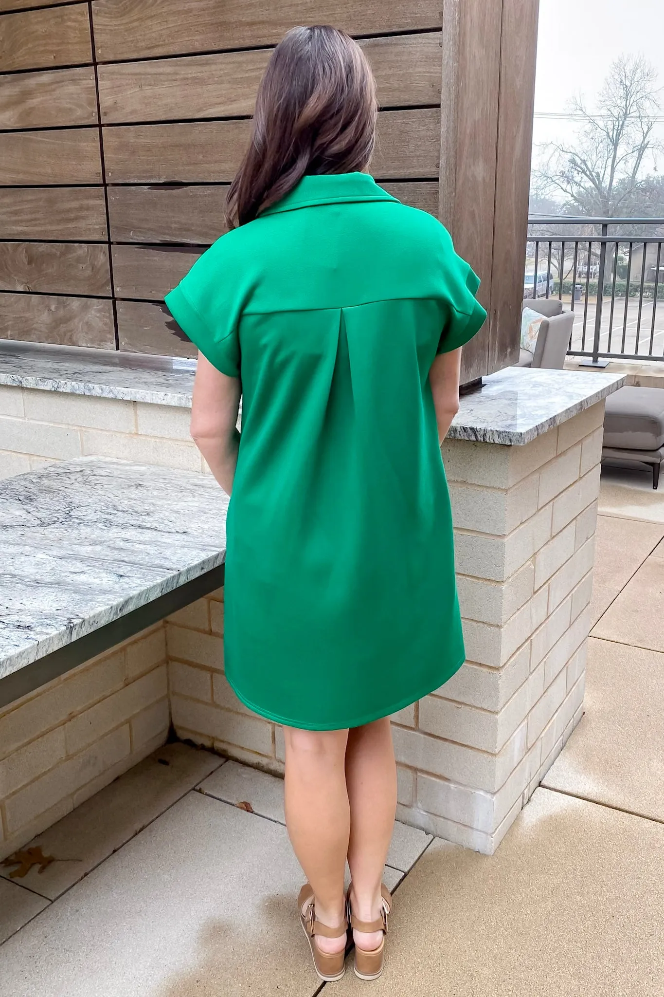 Emerald Ease Green Dress
