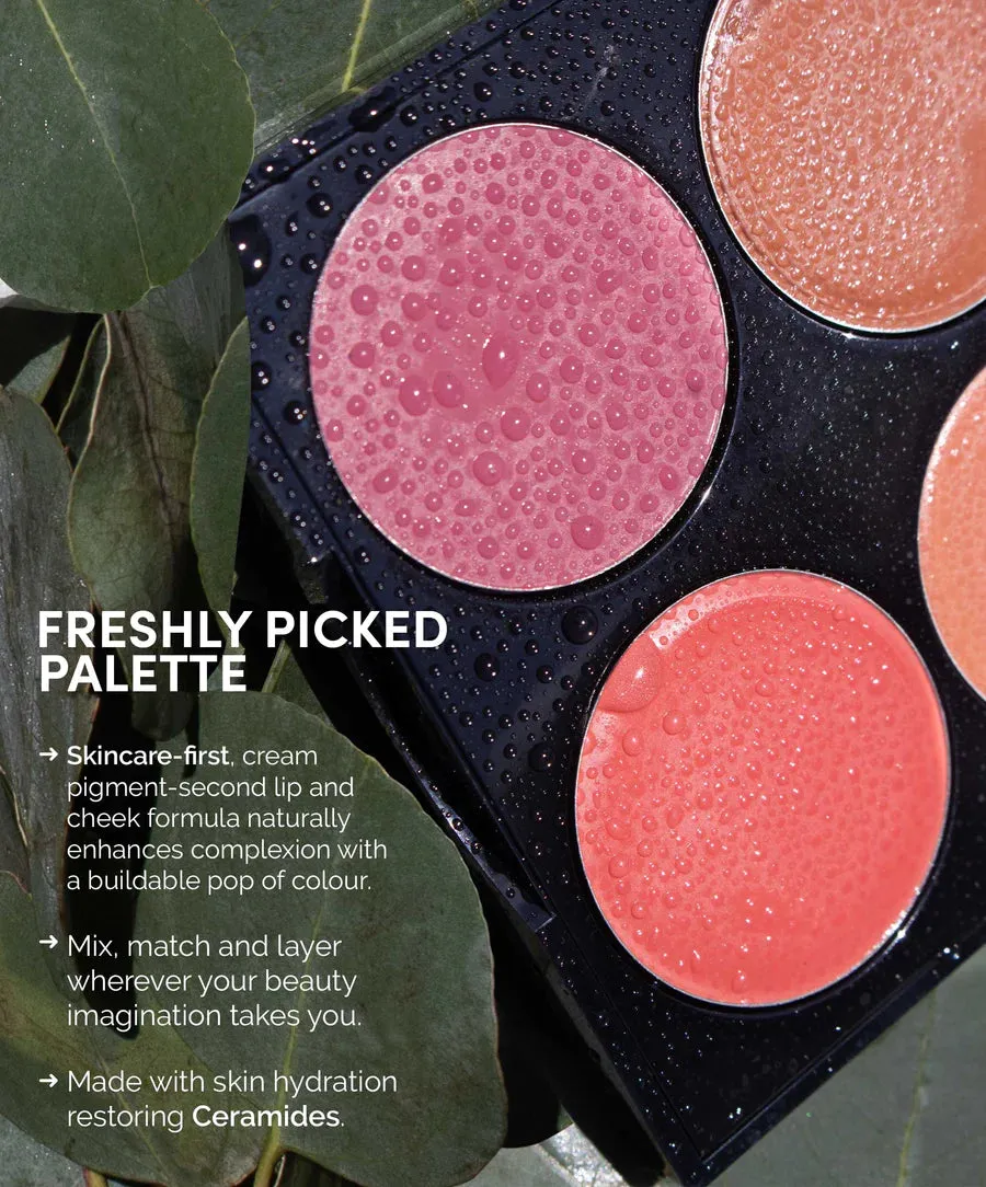 Fitglow Beauty Multi-Use Ceramide Cream Lip   Cheek Palette