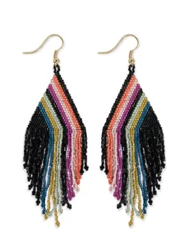 Haley Lines Earring Rainbow