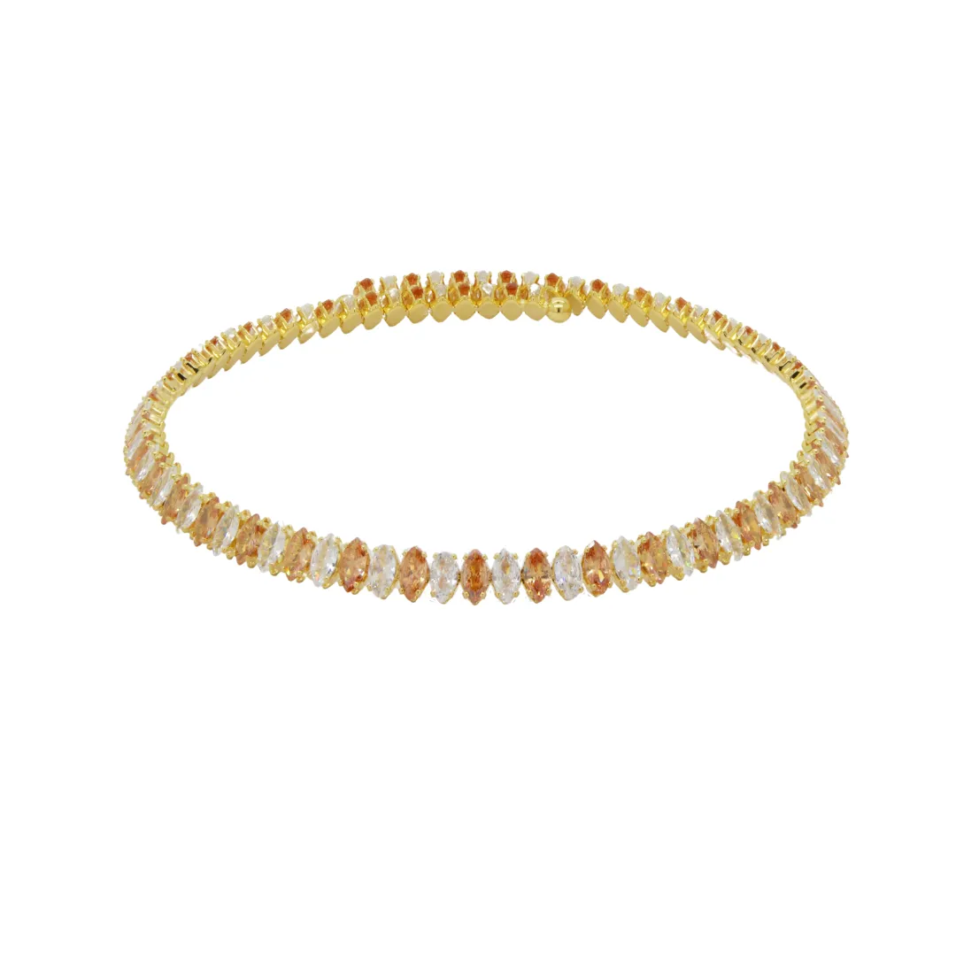 Leaf Crystal Choker