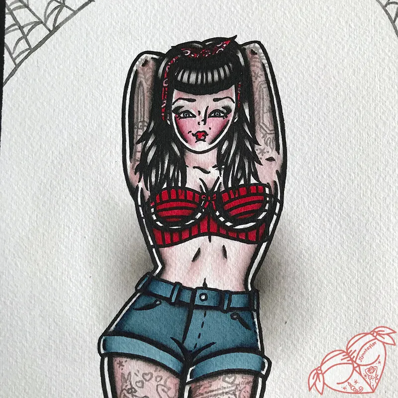 Lil' Rockabilly Original Painting