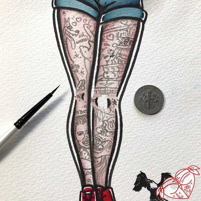 Lil' Rockabilly Original Painting