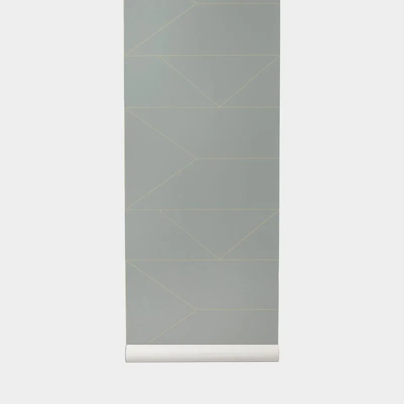 Lines Wallpaper Grey