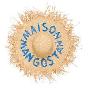 Maison Mangostan Woman Straw Hat Beige