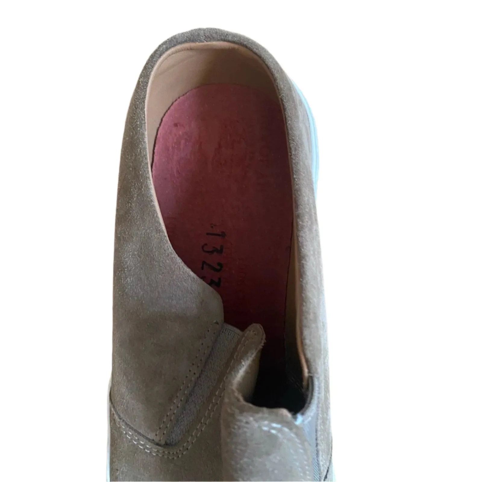 Mens Vince Brown Suede Slip-Ons Size 8.5