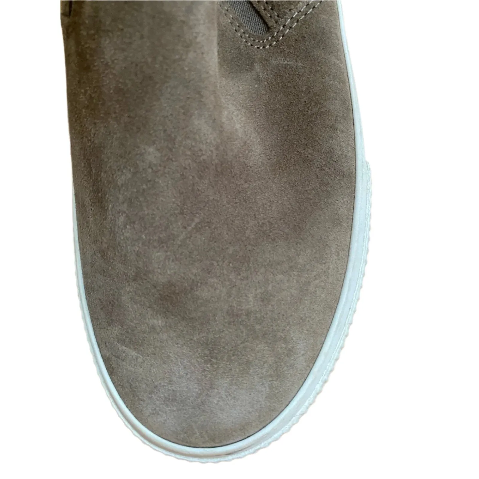 Mens Vince Brown Suede Slip-Ons Size 8.5