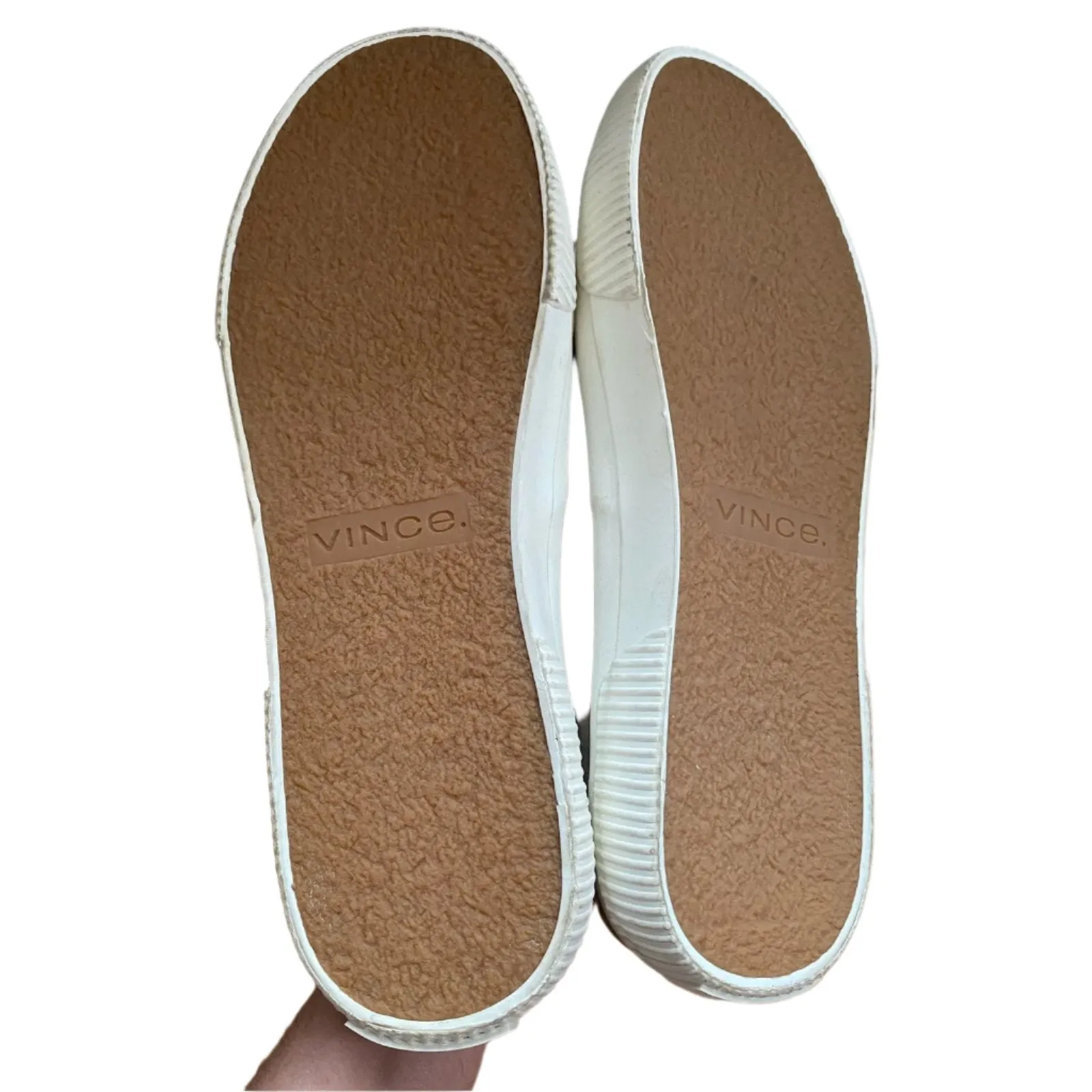 Mens Vince Brown Suede Slip-Ons Size 8.5