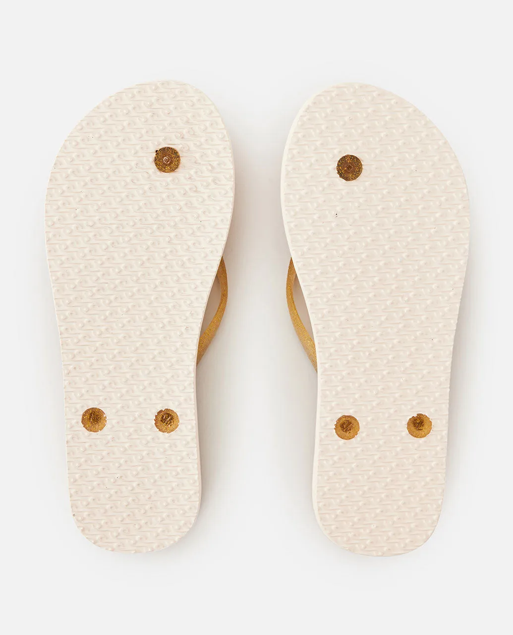 Mixed Bloom Open Toe - Gold