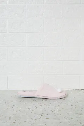Senior Girls Pink Bunny Slipper