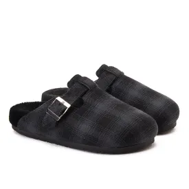 Snuggs Clogs Black x Grey Checkered