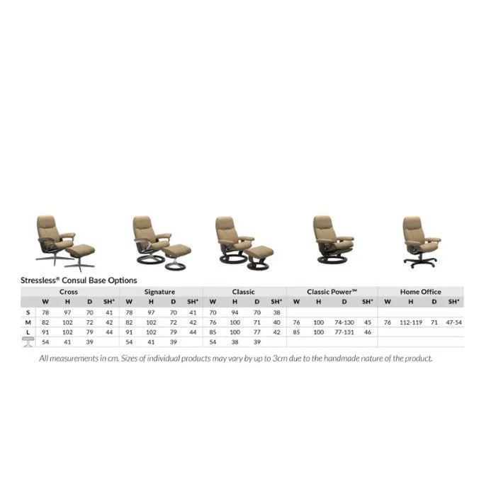 Stressless® Consul Leather Recliner Classic Base - Special Buy (Batick Black)